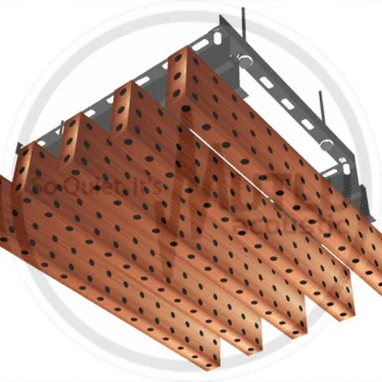 Ahşap Baffle Tavan Paneli 27 Akustik Ahşap Baffle Tavan Paneli